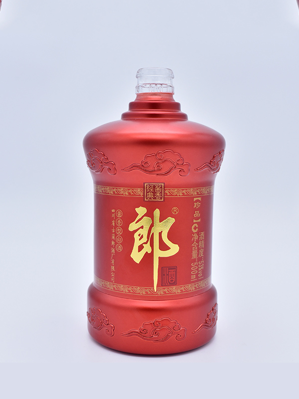 紅花郎酒瓶