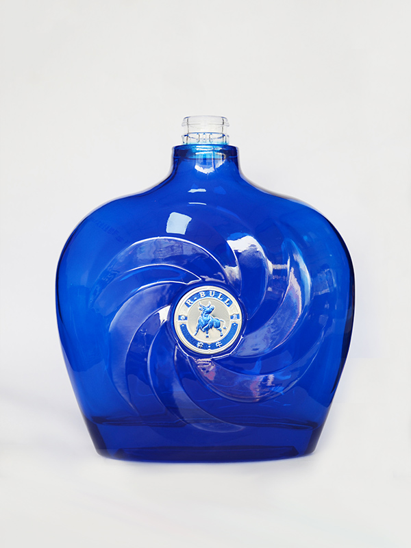 藍色玻璃瓶
